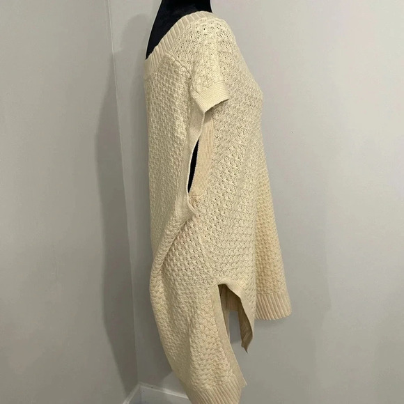 Eloquii Cream Colored Chunk‎ Knit Slouchy Sweater Vest - Picture 8 of 10